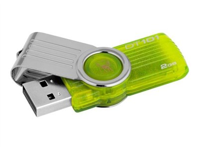  Mini USB disk 2 GB Kingston DT101G2/2GB Green 