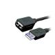   MediaRange USB 2.0 Extension AM/AF 1.8M Black (MRCS154) 
