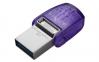  128GB Kingston DataTraveler MicroDuo 3C USB 3.1 Stick με σύνδεση USB-A & USB-C Μωβ (DTDUO3CG3/128GB) 