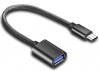  POWERTECH καλώδιο USB 3.0 σε Micro USB CAB-U146, 0.16m, μαύρο (CAB-U146) 