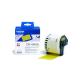  Brother P-touch Label Yellow 30.5m x 62mm (DK44605) 