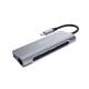   MediaRange USB Type-C 7-in-1 multiport adapter, silver (MRCS510) 