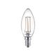  Philips E14 LED Warm White Filament Candle Bulb 2W (25W) (LPH02435) 