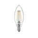  Philips E14 LED Warm White Filament Candle Bulb 4.3W (40W) (LPH02437) 