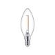 Philips E14 LED Warm White Filament Candle Bulb.1.4W (15W) (LPH02423) 