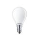  Philips E14 LED Warm White Matt Ball Bulb 4.3W (40W) (LPH02382) 