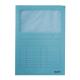  Φάκελος Χάρτινος LEITZ με Παράθυρο 3950 A4 (Mπλε) (39500030) 