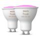  Philips Hue Spot GU10 White and Color Ambiance 350 lumens 4.3W 2 pieces (LPH02703) 