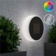  123LED Solar Wall Lamp Eclipse 20 Multicolor Anthracite (LDR09028) 