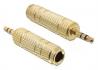  DELOCK  3.5mm  6.35mm 65360,   , gold plated (65360) 