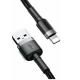  Baseus Cafule Braided USB to Lightning Cable  2m (CALKLF-CG1) 