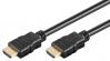  GOOBAY καλώδιο HDMI 2.0 με Ethernet 61161, 10.2Gbit/s, 4K, 5m, μαύρο (61161) 