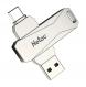  NETAC USB Flash Drive U782C, 128GB, USB 3.0 & USB Type-C, OTG,  (NT03U782C-128G-30PN) 