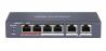  HIKVISION Unmanaged Switch DS-3E0106P-E/M, 4x PoE ports, 35W, 100Mbps (DS-3E0106P-E-M) 