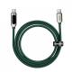  Baseus Cable USB-C to USB-C Baseus Display, 100W, 2m Green (CATSK-C06) 