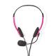  Nedis PC Headset On-Ear Stereo 2x 3.5 mm Pink (CHST100PK) 