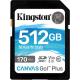  512GB Kingston Canvas Go Plus SDXC Class 10 U3 V30 UHS-I (SDG3/512GB) 