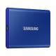  2TB Samsung Portable SSD T7 USB 3.2 Indigo Blue ( (MU-PC2T0H/WW) 