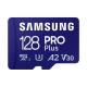  128GB Samsung Pro Plus microSDXC  Class 10 U3 V30 A2 UHS-I with USB Reader (MB-MD128SB/WW) 