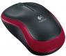  LOGITECH Wireless M185 Mouse Red 