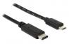   USB Type C Male - USB-Micro male 1m Powert 