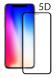  POWERTECH Tempered Glass 5D Full Glue  iPhone XS, Black (TGC-0239) 