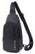  ARCTIC HUNTER τσάντα Crossbody XB0058-BK, αδιάβροχη, μαύρη (XB0058-BK) 