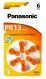  PANASONIC    PR13, mercury free, 1.4V, 6 (PR13) 