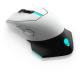  DELL Alienware Wired/Wireless Gaming Mouse - AW610M - Lunar Light (545-BBCN) 