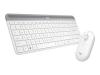  LOGITECH Keyboard/Mouse Wireless MK470 White (920-009205) 