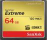  64GB CompactFlash Sandisk Extreme UDMA-7 Read: 120MB/s Write:85MB/s (SDCFXSB/064G/G46) 