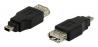  POWERTECH adapter USB 2.0 (F)  USB Mini () CAB-U141,  (CAB-U141) 
