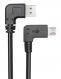  POWERTECH  USB  USB Micro-B CAB-U132, 90, Dual Easy USB, 0.5m (CAB-U132) 