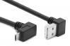  POWERTECH  USB  USB Micro-B CAB-U137, 90, Dual Easy USB, 1m (CAB-U137) 