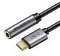  CABLETIME  USB-C  3.5mm C160, M-F, 0.1m,  (5210131038536) 