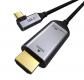  CABLETIME  USB-C 90 Degree  HDMI C160, Coaxial, 4K, 1.8m,  (5210131038277) 