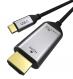  CABLETIME  USB-C  HDMI C160, Coaxial, 4K, 1.8m,  (5210131038260) 