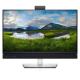 23.8' Dell Monitor C2422HE Video Conferencing FHD/IPS/HDMI/ DP/USB-C/Webcam/Height Adjustable/3Years (C2422HE) 