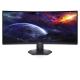  DELL Monitor S3422DWG 34'' Curved WQHD VA GAMING 144Hz, HDMI, DisplayPort, Height Adjustment, 3Years (S3422DWG) 