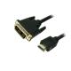   MediaRange HDMI/DVI Gold-plated (24+1 Pin) 2.0M Black (MRCS118) 