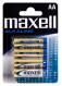  MAXELL αλκαλικές μπαταρίες AA LR6 MN1500, 1.5V, 4τμχ (MN1500-4PACK) 
