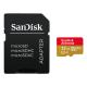  Sandisk microSDXC ActionExtreme Memory Card 32GB (SDSQXAF-032G-GN6AA) 