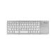  MediaRange Fordable and Rechargeable Bluetooth keyboard 64 keys with touchpad Silver (MROS133-GR) 