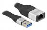  DELOCK  USB  RJ45 86937, 10/100/1000 Mbps, 13cm,  (86937) 