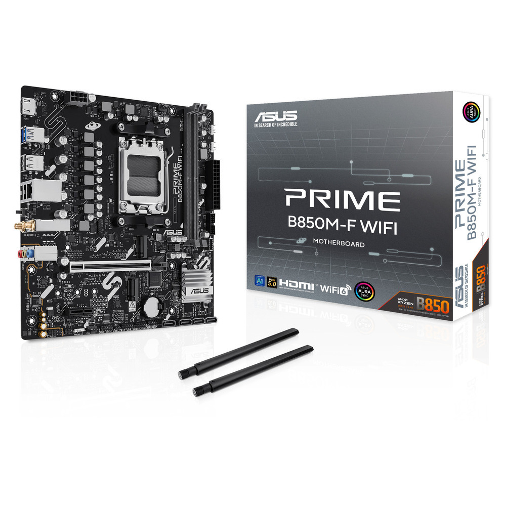  Asus sAM5 MOTHERBOARD PRIME B850M-F WIFI ,MATX ,DDR5 (90MB1N80-M0EAY0) 