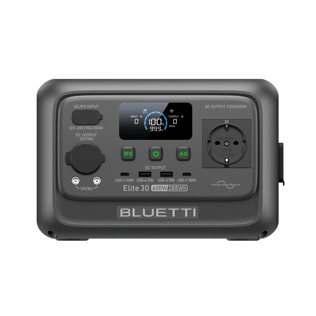  BLUETTI PORTABLE POWER STATION ELITE 320 (P-EL320-EU-GY-10) 