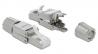 DELOCK βύσμα RJ45 CAT 6A STP 86477, tool-free, ασημί (86477) DELOCK βύσμα RJ45 CAT 6A STP 86477, tool-free, ασημί (86477)
