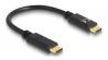 DELOCK ������� USB-C 85356, PD 5A, 15cm, E-Marker, ����� (85356) 