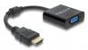 DELOCK αντάπτορας HDMI σε VGA 61077, 1080p, μαύρος (61077) DELOCK αντάπτορας HDMI σε VGA 61077, 1080p, μαύρος (61077)
