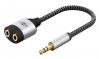  GOOBAY ���������� ���� 3.5mm �� 2x 3.5mm 80586, ������/���� (80586) 